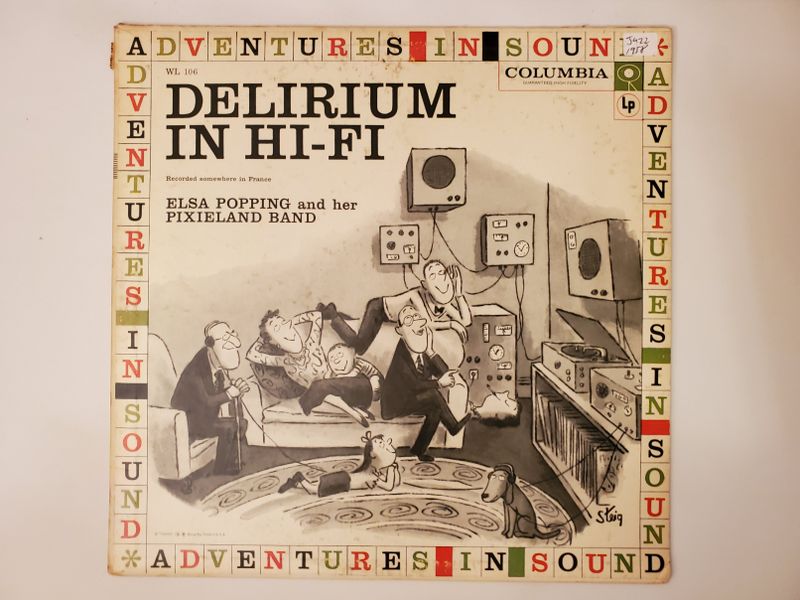 Elsa Popping and her Pixieland Band Delirium In Hi-Fi vinyl record